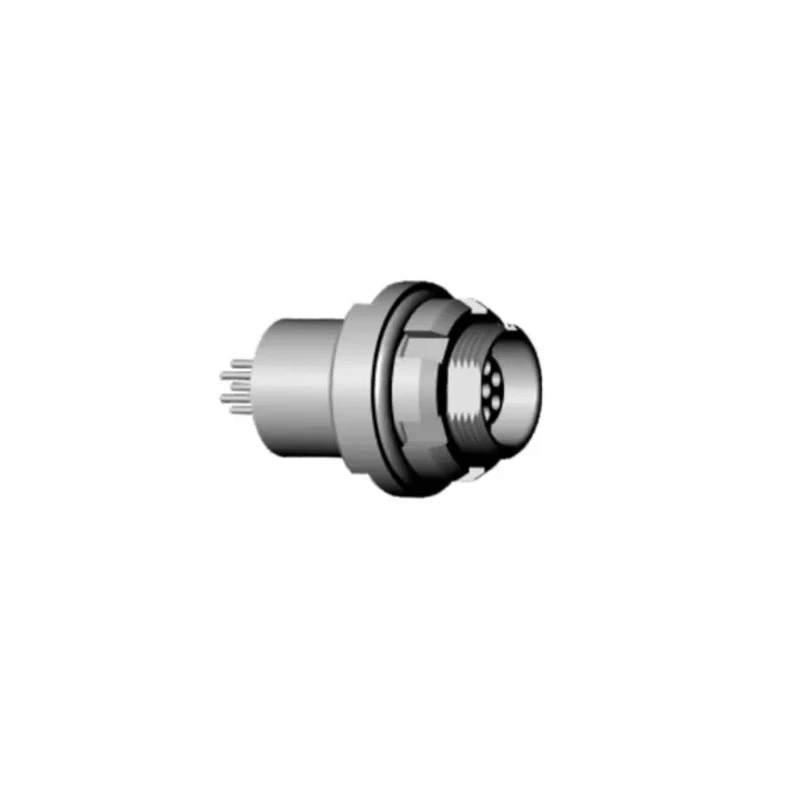 RS PRO Circular Connector IP68, 8 Contacts, Panel Mount, M14 Socket Female, 3.8A Current, Chrome Plated Brass 240-6421