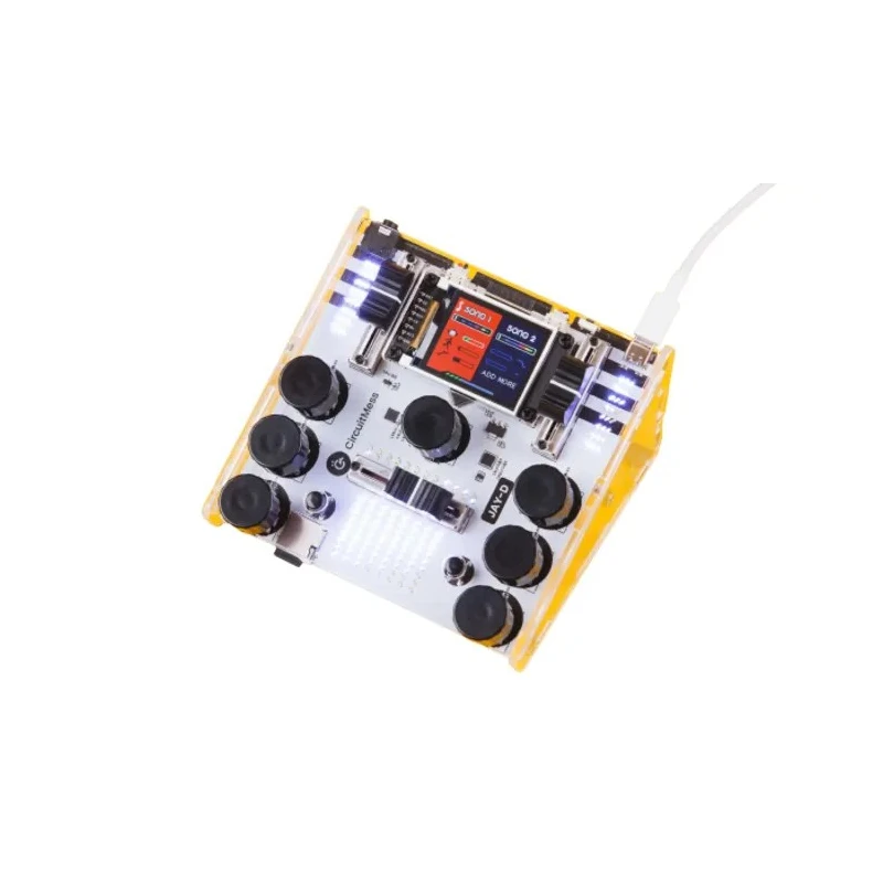 Circuitmess d.o.o Invention Kit Build and Code DJ Mixable Music Player with Equalizers and LED Light CIRCUITMESS-JAYD-DIY