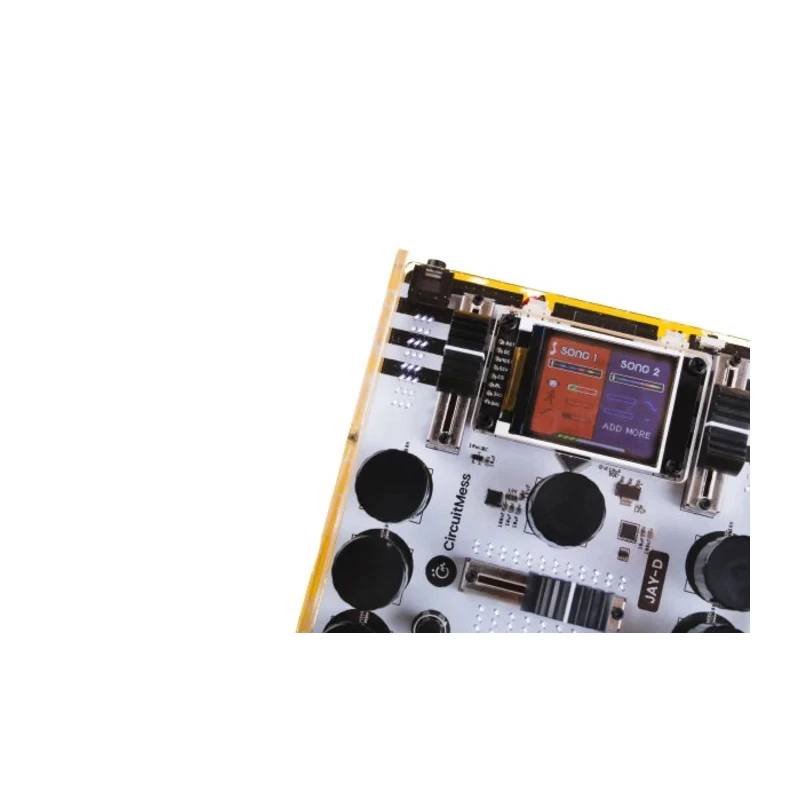 Circuitmess d.o.o Invention Kit Build and Code DJ Mixable Music Player with Equalizers and LED Light CIRCUITMESS-JAYD-DIY