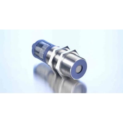 Microsonic Threaded Barrel Ultrasonic Proximity Sensor M30 PNP 30V AC 240V AC 30V DC 200mA, 600 mm Detection crm+35/DD/TC/E