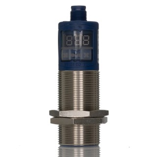 Microsonic Threaded Barrel Ultrasonic Proximity Sensor M30 PNP 30 V DC 240 V AC 600 mm Detection Range mic+35/D/TC