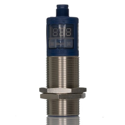 Microsonic Threaded Barrel Ultrasonic Proximity Sensor M30 PNP 30 V DC 240 V AC 600 mm Detection Range mic+35/D/TC
