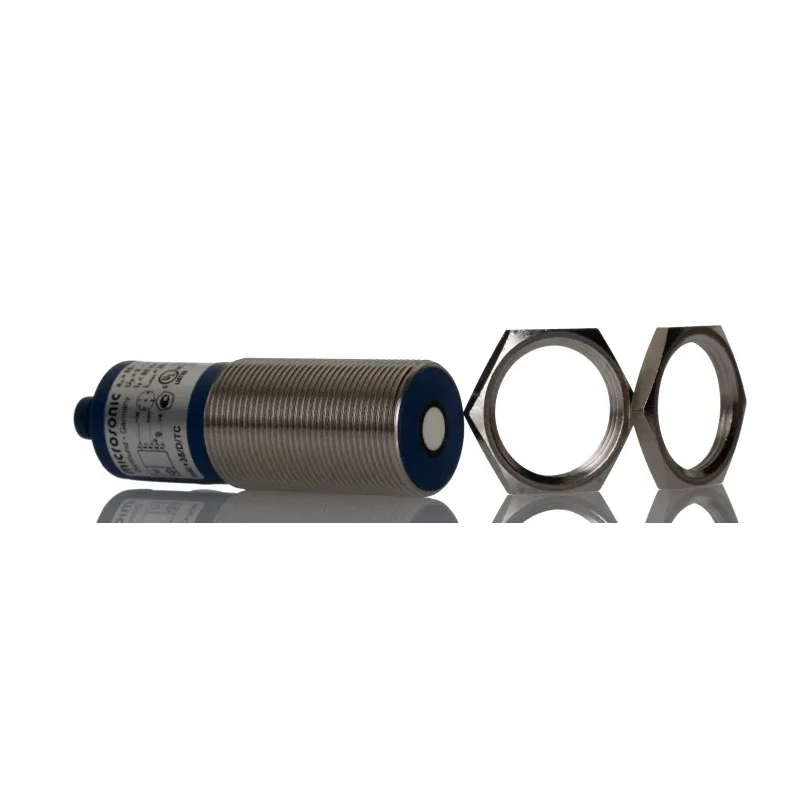 Microsonic Threaded Barrel Ultrasonic Proximity Sensor M30 PNP 30 V DC 240 V AC 600 mm Detection Range mic+35/D/TC