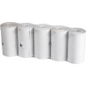 SAUERMANN. Thermal Printer Paper Roll Pack 5 Rolls 57.5mm Width Papier pour imprimante (5 rouleaux)