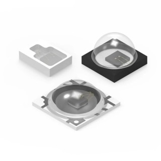 Wurth Elektronik 940 nm IR LED SMT Infrared QFN Surface Mount Dome Lens Polystyrene 600mW Radiant Flux 150mW/sr 15437394AA540
