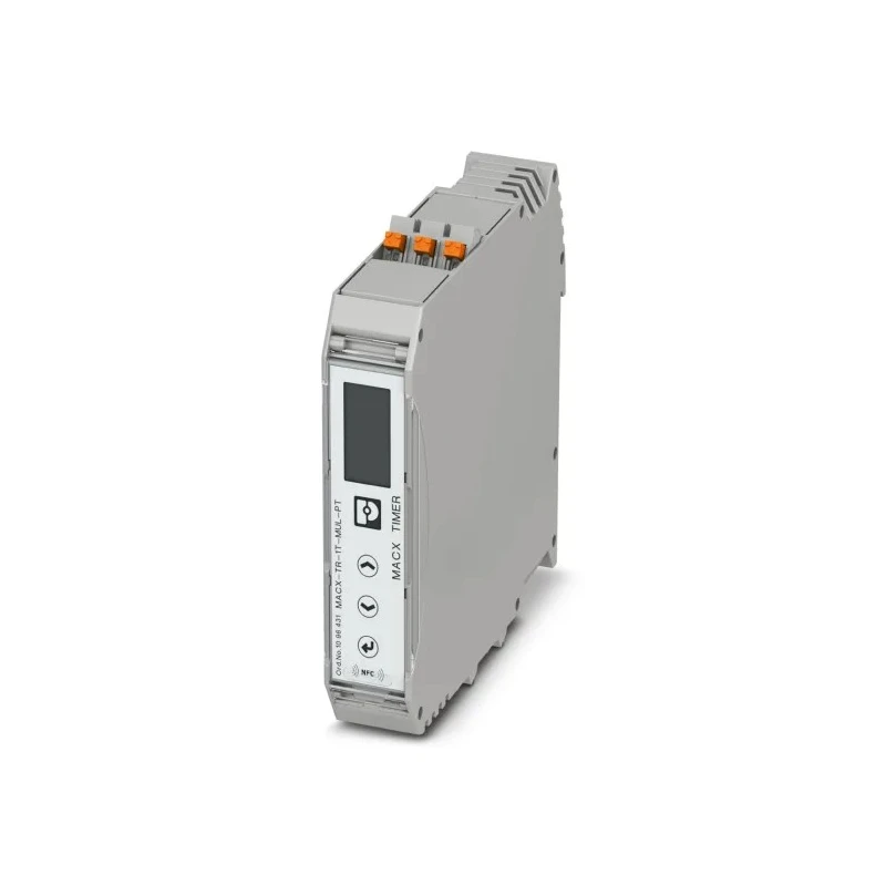 Phoenix Contact DIN Rail Timer Relay, 2-Contact, 24 V DC/AC, 240 V AC, 0.01 to 59999 min, 13-Function, 2 Switch 1096431
