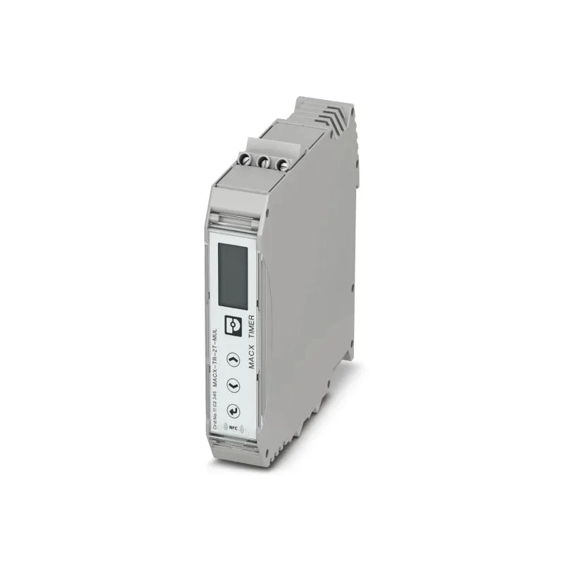 Phoenix Contact DIN Rail Multifunction Timer Relay 2-Contact, 24 V DC/24 V AC/240 V AC, 0.01 to 59999 min, IP20, 1103345