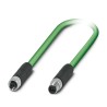 Phoenix Contact SPE Ethernet Cable 2 Core, Black, 2m, Shielded Screened PVC 1150575