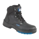 Himalayan Black Unisex Safety Boots Size 7 EU 41 with Steel Midsole, Anti-Static, Water Resistant, 200 Joule 5104BK070