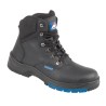 Himalayan Black Unisex Safety Boots Size 7 EU 41 with Steel Midsole, Anti-Static, Water Resistant, 200 Joule 5104BK070