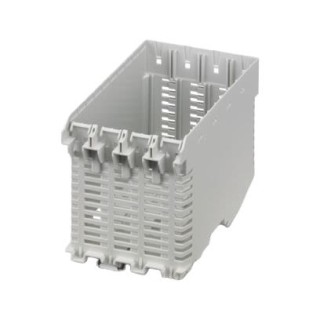 Phoenix Contact Vented Sides Electronic Housing Polyamide 120.6 mm x 75.87 mm x 82.85 mm ME-IO Series 1158981