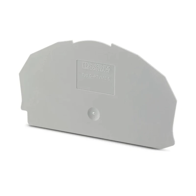 Phoenix Contact Polyamide End Cover for use with PTV Series D-PTVME 6/S 82x0.8x46.5 mm 1164789