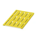 Phoenix Contact Yellow Cable Marker, Pre-printed Blank, 6 mm Cable Diameter, Polypropylene Material, UC-WMTBA 1199639