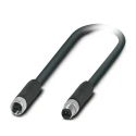 Phoenix Contact Shielded Screened Single Pair Ethernet CatB (10 Mbps) Ethernet Cable 2 Core, Black, 2 m, PVC Jacket 1217524