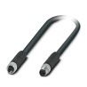 Phoenix Contact Shielded Screened Single Pair Ethernet CatB (10 Mbps) Ethernet Cable 2 Core, Black, 2 m, PVC Jacket 1217524