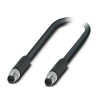 Phoenix Contact SPE Ethernet Cable 2 Core, Black, 2 m Length, Shielded Screened PVC Jacket 48-60V AC 5.1mm Diameter 1217526