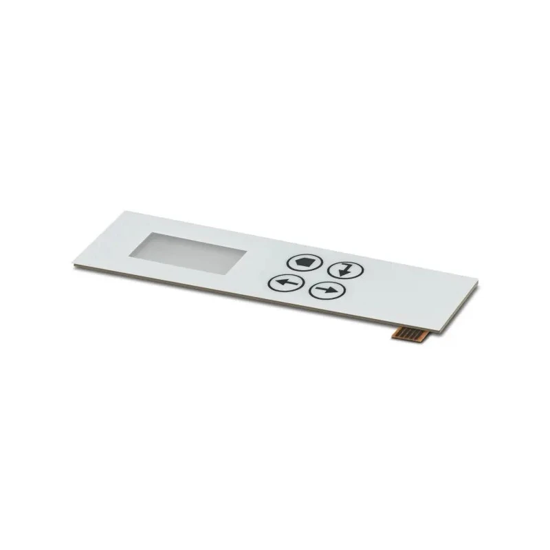 Phoenix Contact Membrane Keypad with 4 Keys, 2 Colours, 5-Position Connection Lug, Transparent Window for 0.96″ TFT 1215683