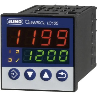 Jumo Panel PID Temperature Controller 2 Input 2 Output Relay 30V LC100