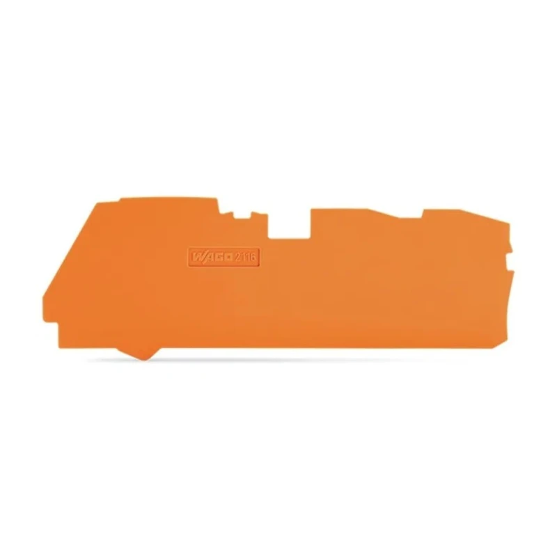 WAGO TOPJOB S End & Intermediate Plate for Use with 2116 Series Terminal Blocks 2116-1392
