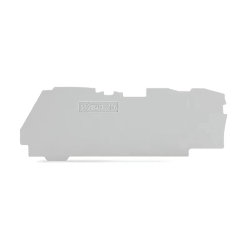 WAGO TOPJOB S End & Intermediate Plate for 2106 Series Terminal Blocks 2106-1391