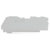 WAGO TOPJOB S End & Intermediate Plate for 2106 Series Terminal Blocks 2106-1391