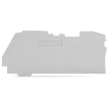 WAGO TOPJOB S 2106 Series End & Intermediate Plate for 2106 Series Terminal Blocks 1 mm Thickness 2106-1291