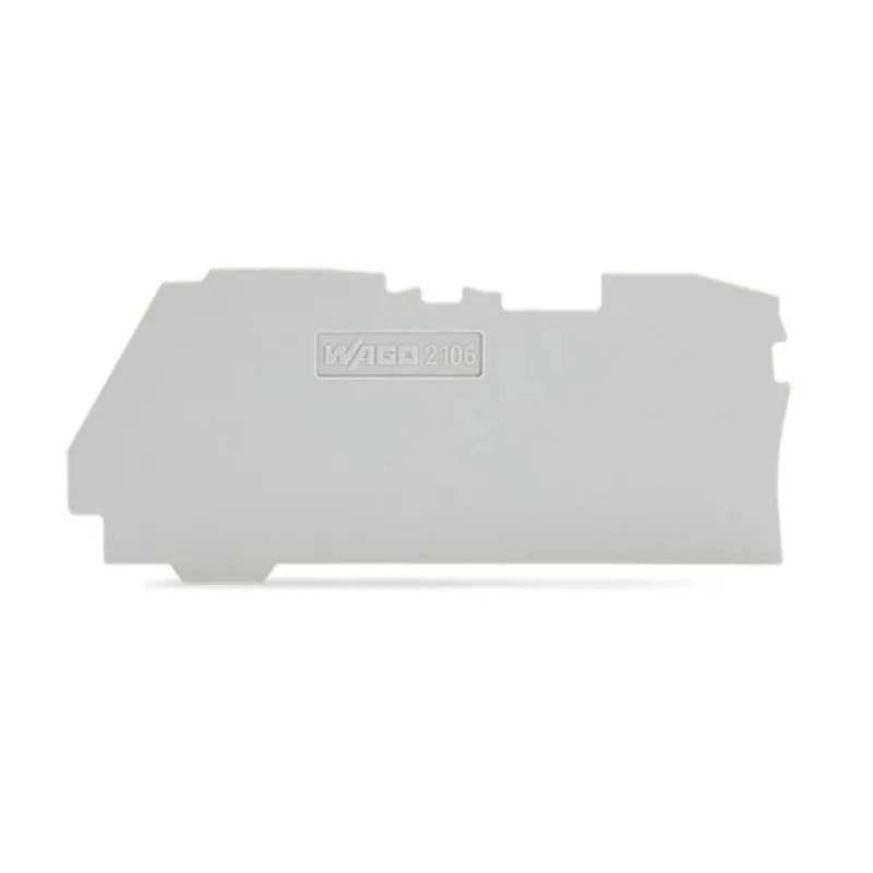 WAGO TOPJOB S 2106 Series End & Intermediate Plate for 2106 Series Terminal Blocks 1 mm Thickness 2106-1291