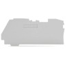 WAGO TOPJOB S 2106 Series End & Intermediate Plate for 2106 Series Terminal Blocks 1 mm Thickness 2106-1291