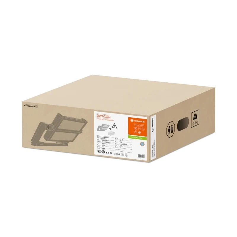LEDVANCE Floodlight 600 W LED, 180 V, 82000 lm Luminous Flux, IP66, Die Cast Aluminium Housing 4058075580619
