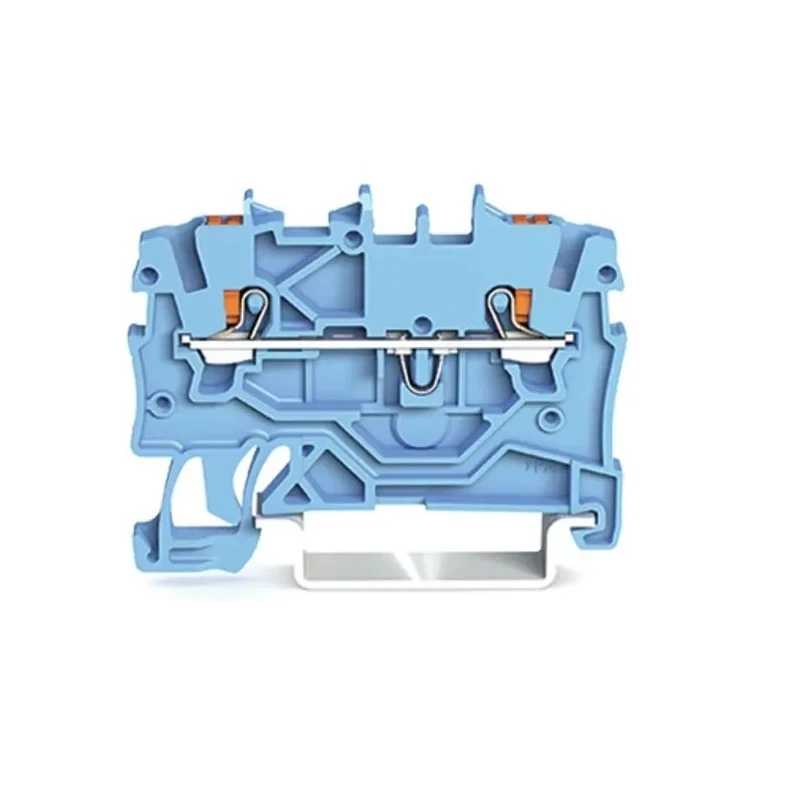 WAGO TOPJOB S 2200 Series Feed Through Terminal Block Blue 1mm² 1-Level Cage Clamp ATEX IECEx 2200-1204