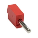 WAGO Red Male Banana Plug, 4 mm Connector, Cage Clamp Termination, 42V, 20A 215-212