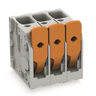 WAGO PCB Terminal Block, 5-Contact, 7.5 mm Pitch, 1 Row, 31A Current, 400V Voltage, Polyamide 66 Housing 2606-3105/020-000