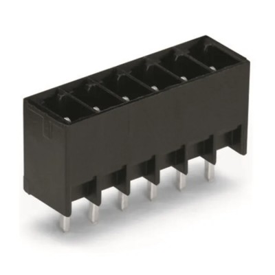 WAGO Pluggable Terminal Block 4-Contact 3.5 mm Pitch 1 Row 320V Polyamide Housing Male Connector 714-134