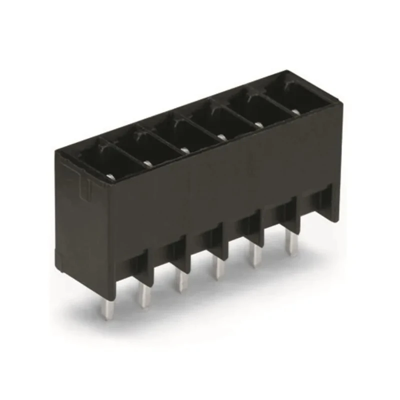 WAGO Pluggable Terminal Block 4-Contact 3.5 mm Pitch 1 Row 320V Polyamide Housing Male Connector 714-134