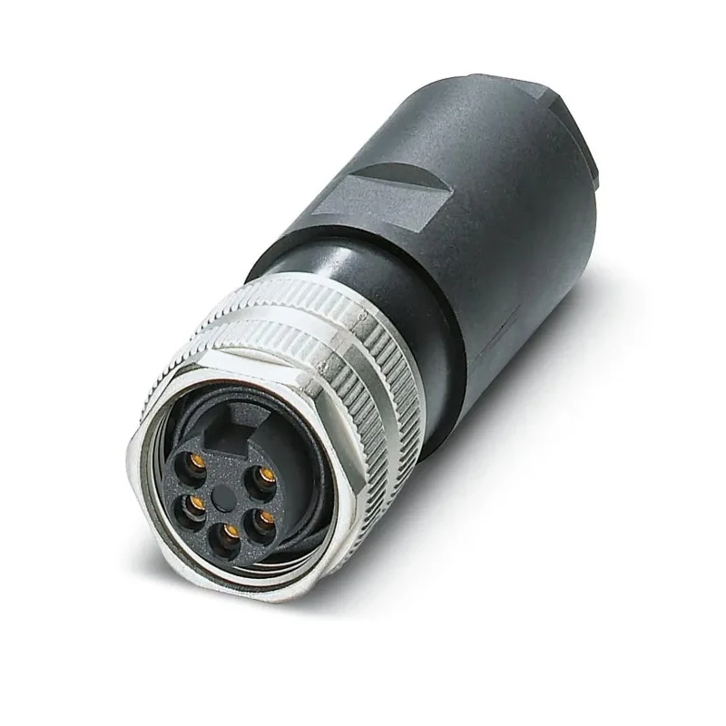 Phoenix Contact Circular Connector 5 Contacts Screw Mount 7/8 in Socket IP67 SACC Series IP67