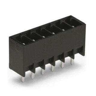 WAGO 714 Series Pluggable Terminal Block 12-Contact 3.5 mm Pitch 1 Row 320V 10A Polyamide Housing 714-142
