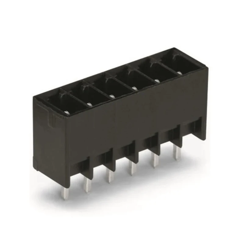 WAGO 714 Series Pluggable Terminal Block 12-Contact 3.5 mm Pitch 1 Row 320V 10A Polyamide Housing 714-142