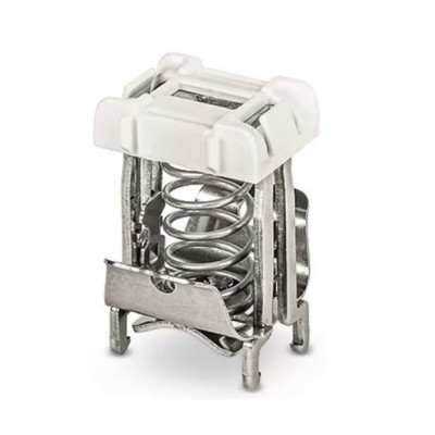 WAGO 790 Series Shield Clamping Saddle White Stainless Steel 6-16 mm Range 790-216
