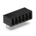 WAGO 714 Series Pluggable Terminal Block 8-Contact 3.5 mm Pitch 1 Row Polyamide Housing Male Connector Black 320V 10A 714-168