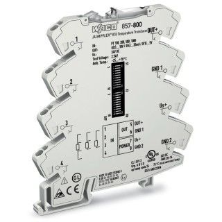 WAGO 857 Series Signal Conditioner Current/Voltage Input Output 24V DC Supply ATEX 857-800