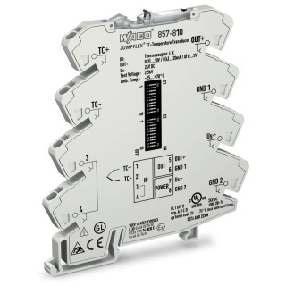 WAGO Signal Conditioner Thermocouple Input Current/Voltage Output 24V Supply ATEX 857-810