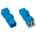 WAGO 890 Series Connector Male Cage Clamp 2-Pole 16A 2-Way 250V IP20 890-1112