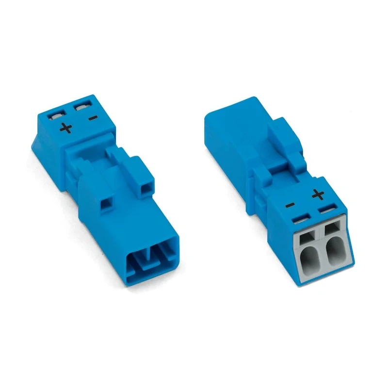 WAGO 890 Series Connector Male Cage Clamp 2-Pole 16A 2-Way 250V IP20 890-1112