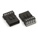 WAGO 890 Series Male Cage Clamp Lighting Connector 5-Pole, 16A, 5-Way, IP20 250V 890-215