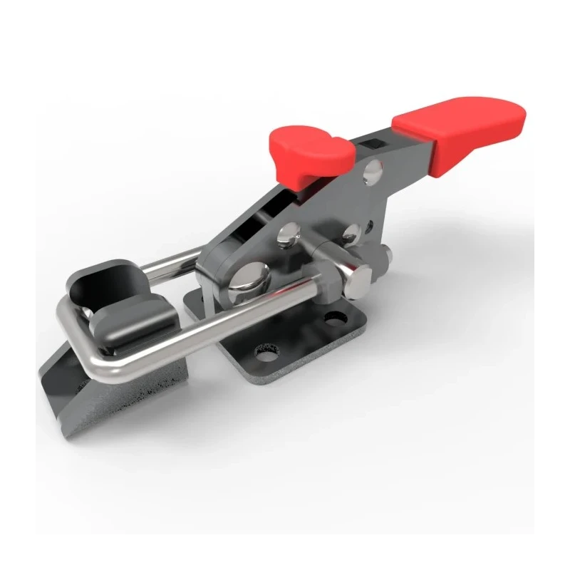 RS PRO Toggle Clamp with Vinyl Grip Zinc Plated 163kg Holding Force 77mm Length 31.3mm Height 240-8173