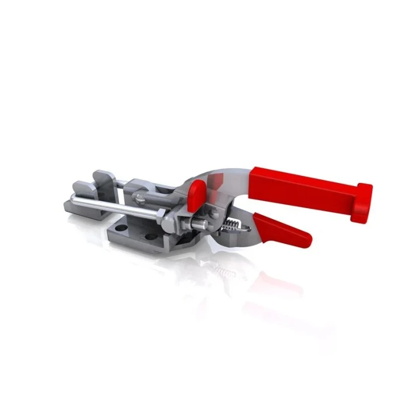 RS PRO Zinc Plated Toggle Clamp with Vinyl Grip 318kg Holding Force 121.8mm Length 45mm Height 240-8182