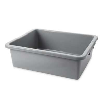 Rubbermaid Commercial Products Grey Polyethylene Storage Box 28.76L, 177.8 mm x 435.1 mm x 546.1 mm FG335100GRAY