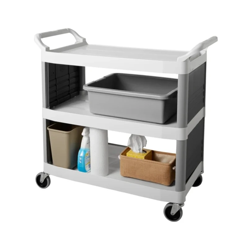 Rubbermaid Commercial Products Grey Polyethylene Storage Box 28.76L, 177.8 mm x 435.1 mm x 546.1 mm FG335100GRAY