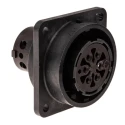 Amphenol Industrial Circular Connector, 5 Contacts, Panel Mount, Socket Female, IP65, Polymer Housing, 21A C016-20G005-1002