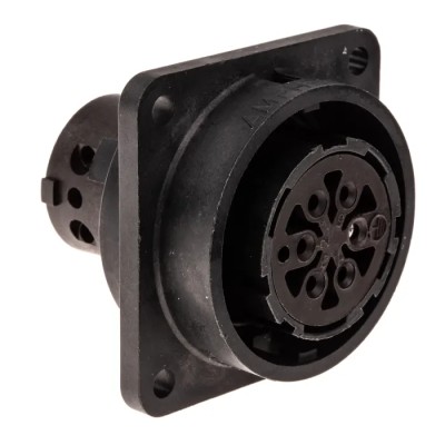 Amphenol Industrial Circular Connector, 5 Contacts, Panel Mount, Socket Female, IP65, Polymer Housing, 21A C016-20G005-1002